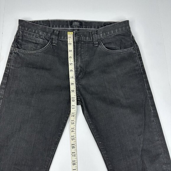 AGOLDE Women's Black Mid-Rise Straight Fit Luxury Designer Jeans W32-33/L28‎ - Picture 10 of 14